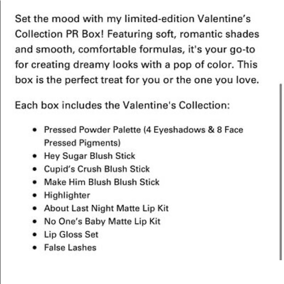 💖 Lowest Price Around💖 Kylie Cosmetics Valentine PR Box ❤️ SOLD OUT! - Picture 4 of 6